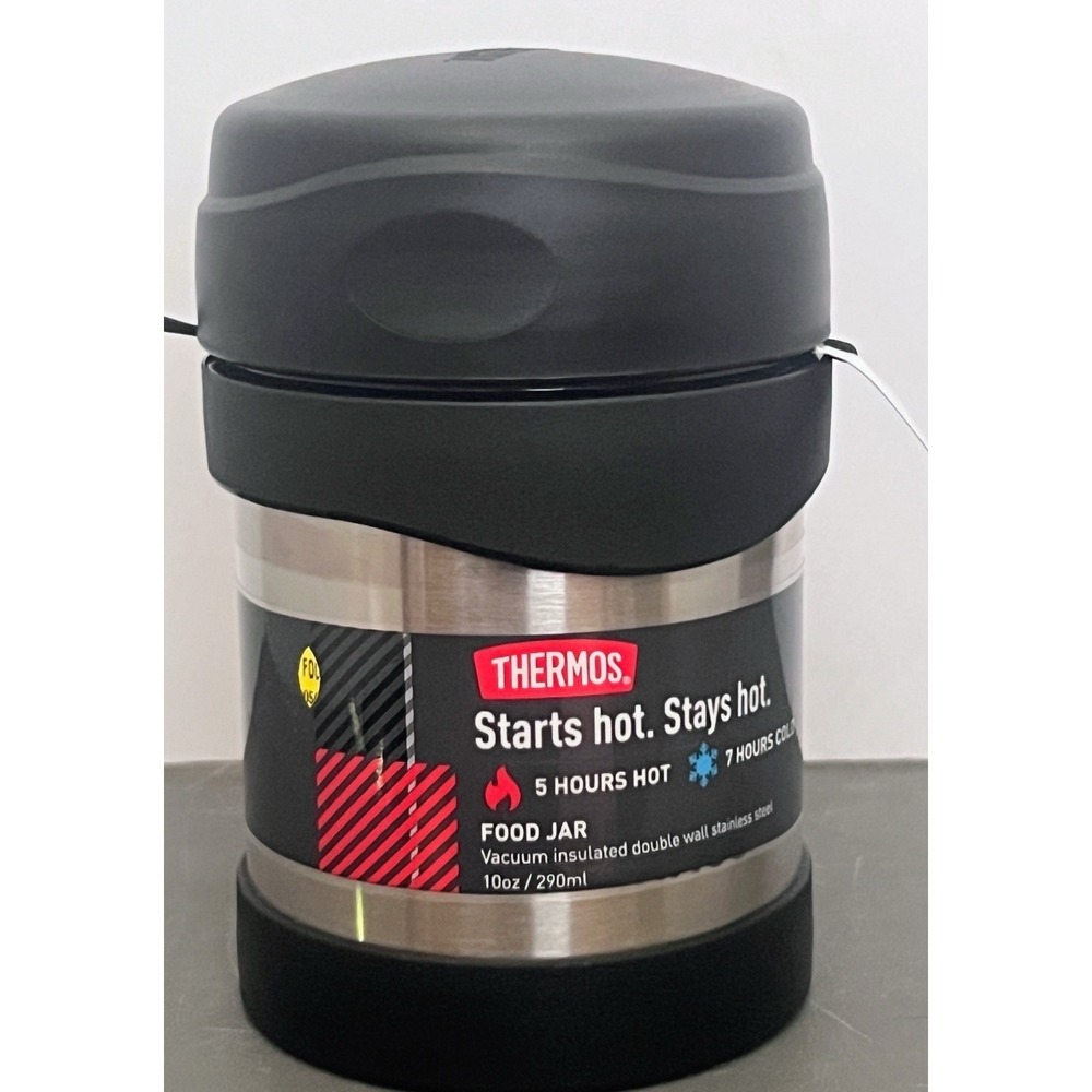 Thermos Brand Vacuum Insulated Stainless Steel Double Wall‎ Food Drink Jar 10oz